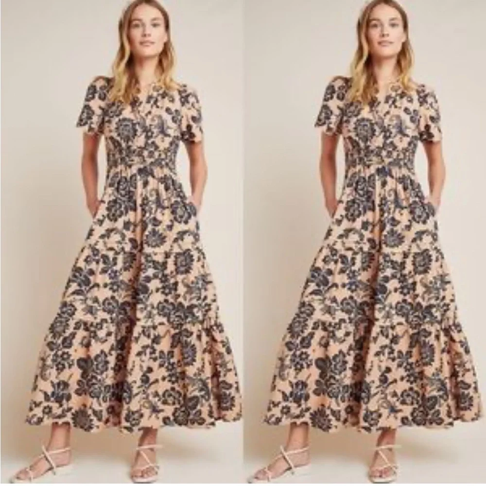 Anthropologie Somerset Floral Maxi Dress in XS - Picture 1 of 10